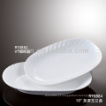 Prato oval de porcelana